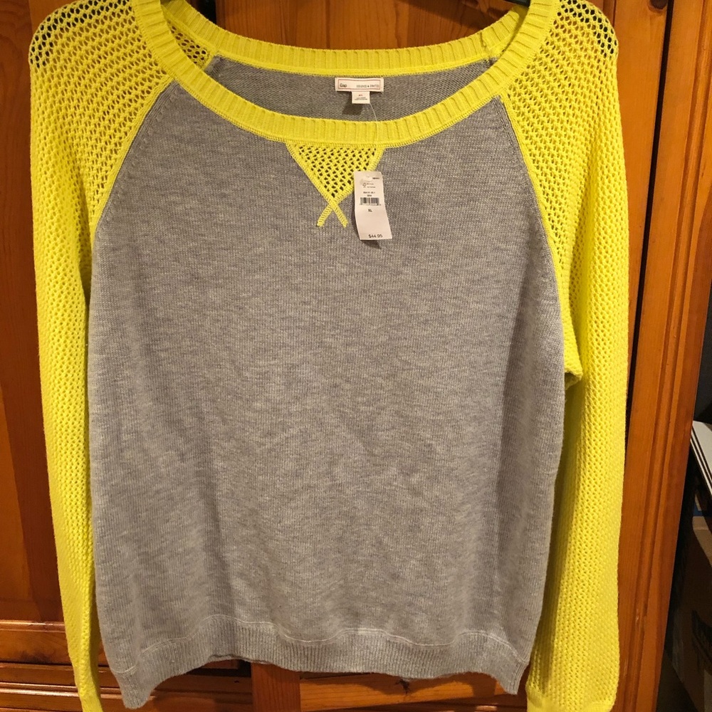 2/$20 GAP baseball style sweater.  XL